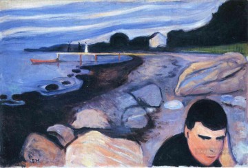  Edvard Obras - melancolía 1892 Edvard Munch